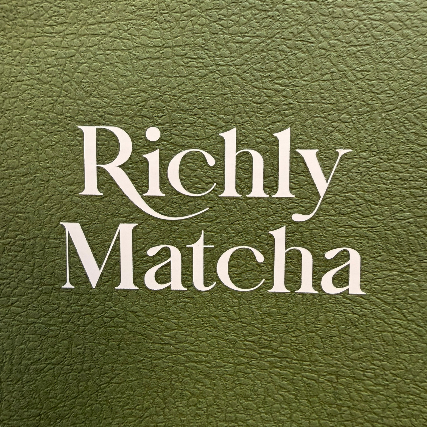 Luxury Gift Paper Bag – Premium Textured Packaging for Matcha Gifts