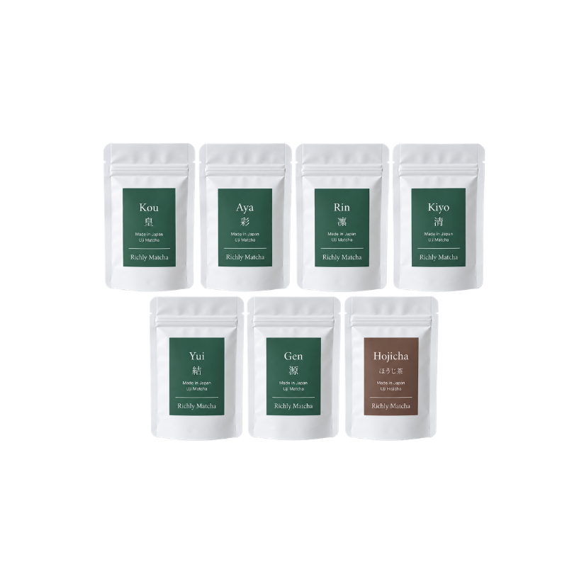 Wholesale Matcha & Hojicha Sample Set — 7 Varieties