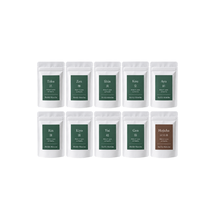 Wholesale Matcha & Hojicha Sample Set — 10 Varieties
