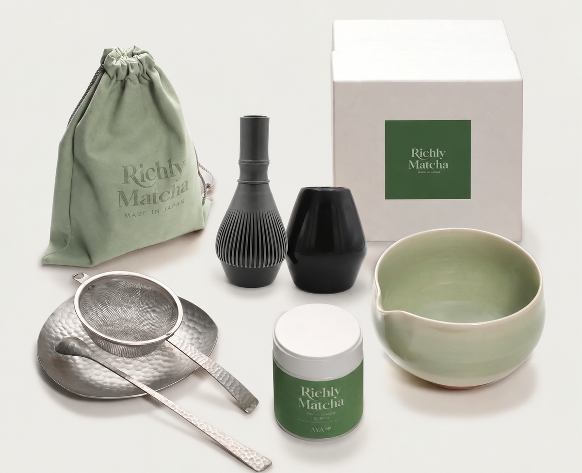 ZEN Ceremonial Matcha Set | Gray Whisk