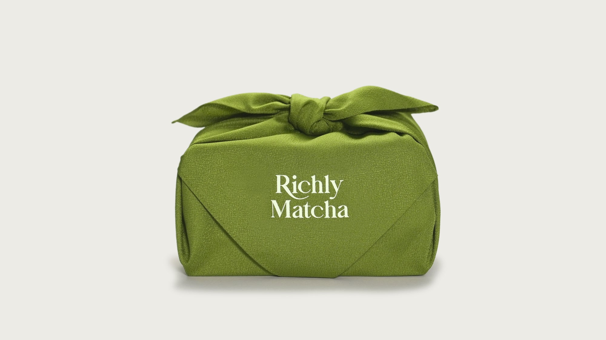 Furoshiki with Richly Matcha Logo