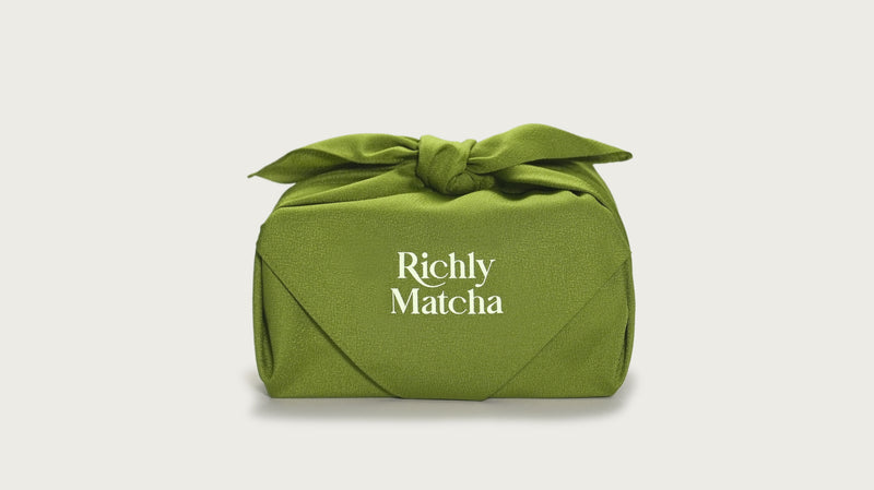Furoshiki with Richly Matcha Logo