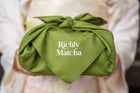 Furoshiki with Richly Matcha Logo